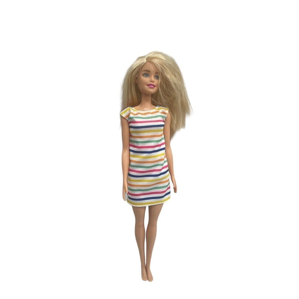 Barbie Stroll n Play Pups Doll #GHV92 2020 Mattel with Dress Millie Face Blonde